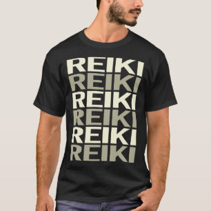 White Text Reiki T Shirt