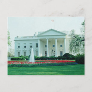 White The White House, Washington, D.C., USA, fl. Vykort
