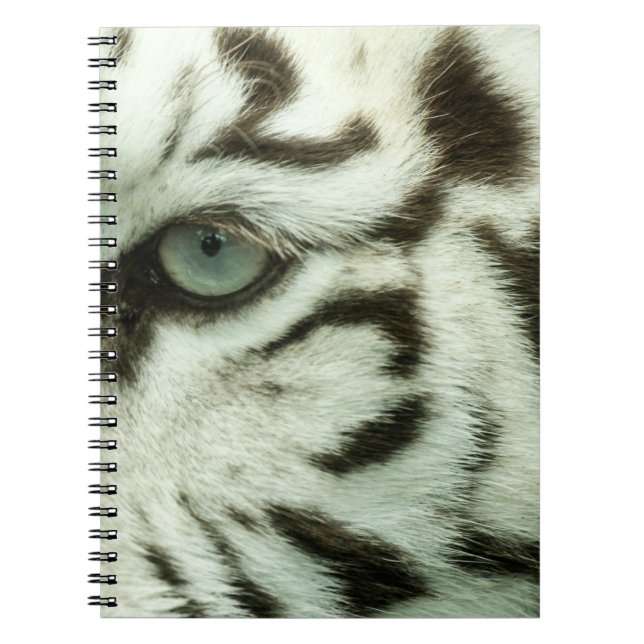 WHITE TIGER ANSIKTE ANTECKNINGSBOK (Framsidan)