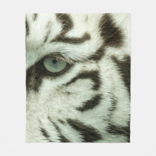 WHITE TIGER ANSIKTE FLEECEFILT