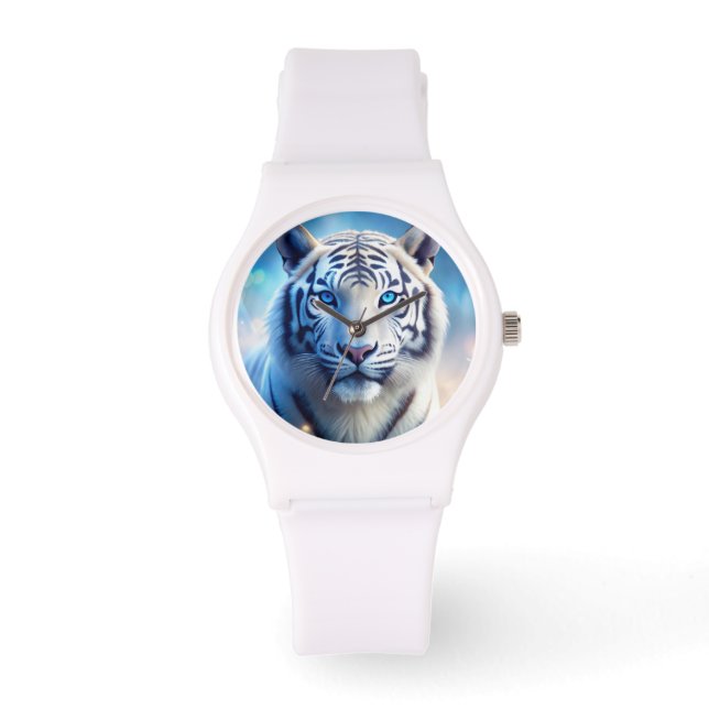 White Tiger Armbandsur (Framsida)