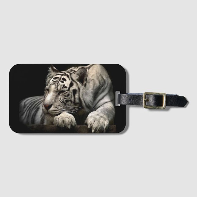 White Tiger Bagagebricka (Framsida horisontal)