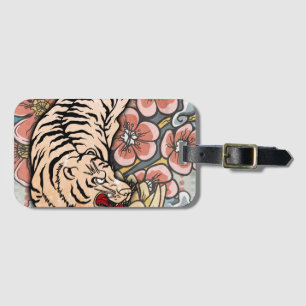 White Tiger Bagagebricka