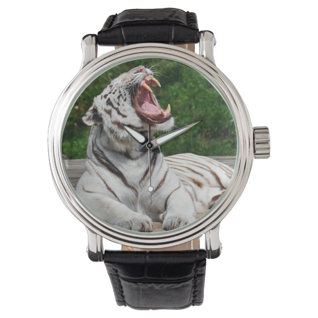 White Tiger, Bengal Tiger Watch Armbandsur (Framsida)