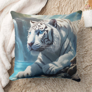 White Tiger Dekorativ kudde