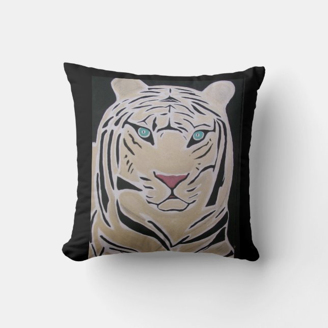 WHITE TIGER DEKORATIV KUDDE- KUDDE (Framsida)