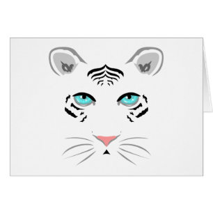 White Tiger Hälsningskort