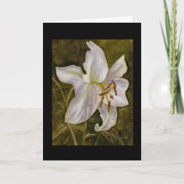 White Tiger Lily Påsk Card Helgkort