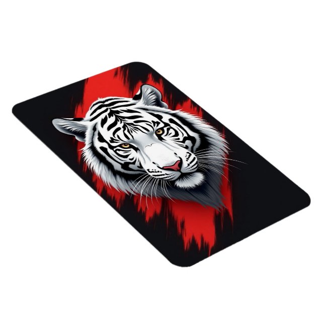 White Tiger Magnet (Högersidan)