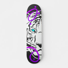 White Tiger Mini Skateboard Bräda 18,5 Cm