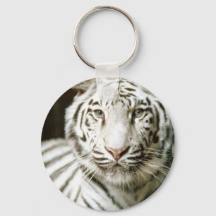 White Tiger Nyckelring