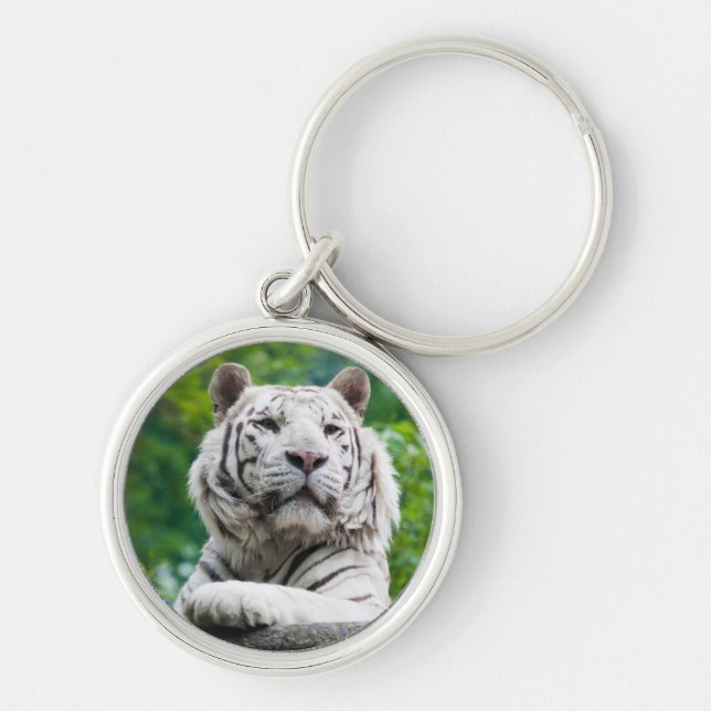 White Tiger nyckelring (Framsidan)