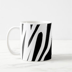 White Tiger Seamless Mönster Kaffemugg