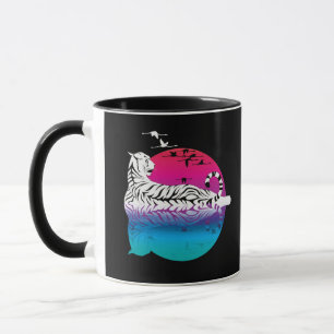 White Tiger Sunset Mugg
