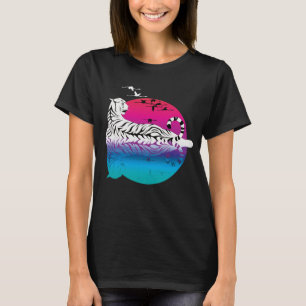 White Tiger Sunset T Shirt