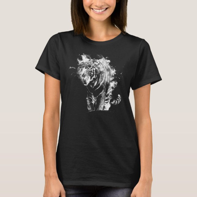 White Tiger T Shirt (Framsida)