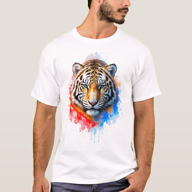 White Tiger T Shirt (Framsida)