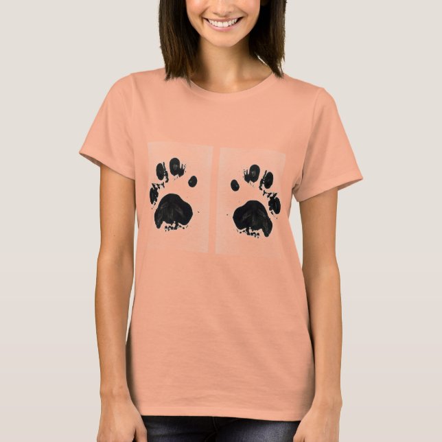 White Tiger Tass avtryck T Shirt (Framsida)