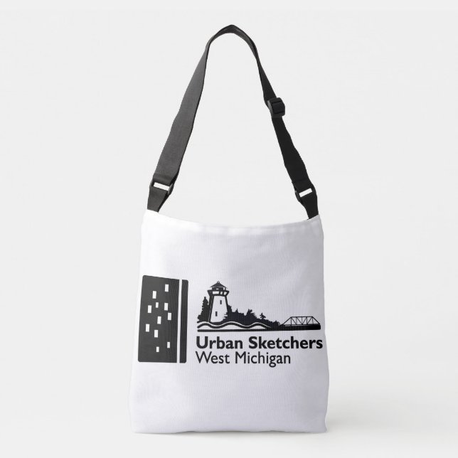 White Tote Axelväska (Framsida)