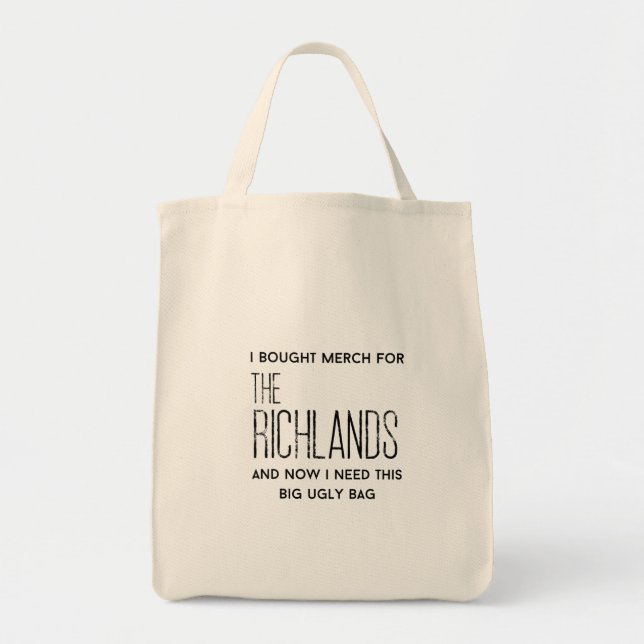 White Tote Bag Tygkasse (Framsidan)