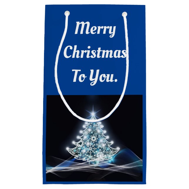 White Träd Gift Bag (Framsidan)