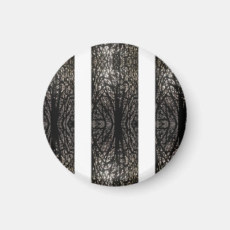 White träd mönster magnet