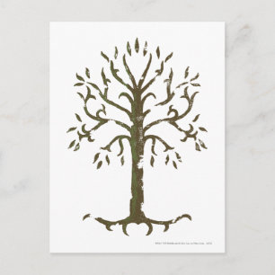 White Träd of Gondor Vykort