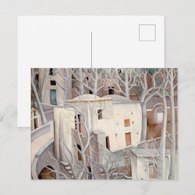 White Träd Positano | Anita Ré e | Vykort (Fram/baksida)