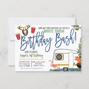 White Trash Bash-inbjudan Inbjudningar