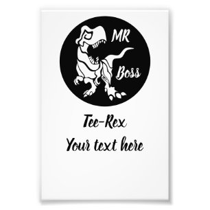 White Trex, Chef Dino Fototryck