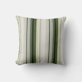 White Trilliums White och Grönt Rand Kudde