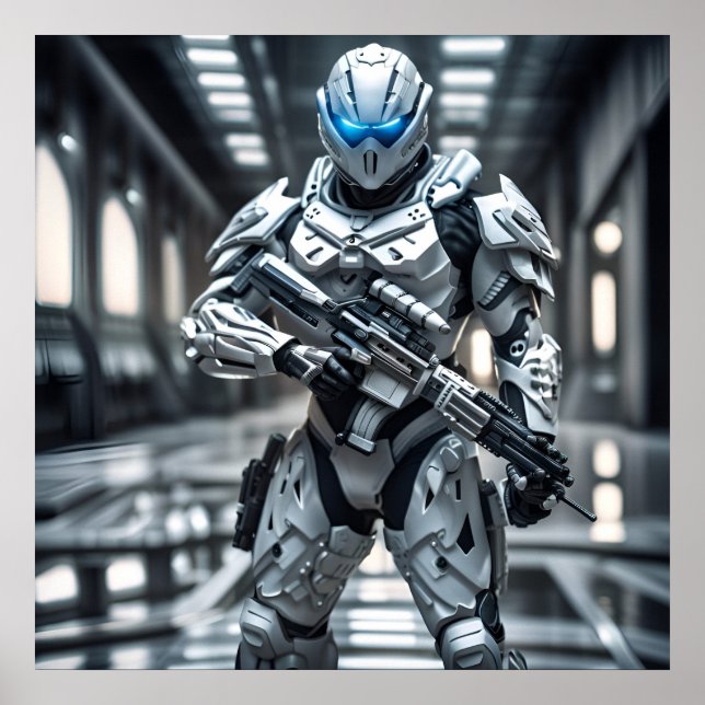 White Trooper Poster (Framsidan)