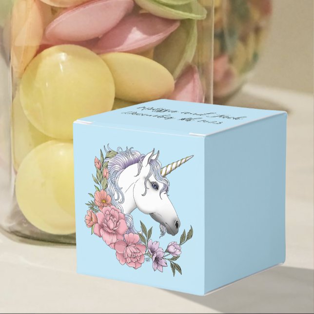 White Unicorn Bröllop Presentaskar (Skapare uppladdad)