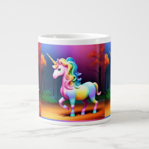 White Unicorn Horse-37474 Jumbo Mugg