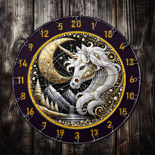 White Unicorn Inspires Focus och Darttavla