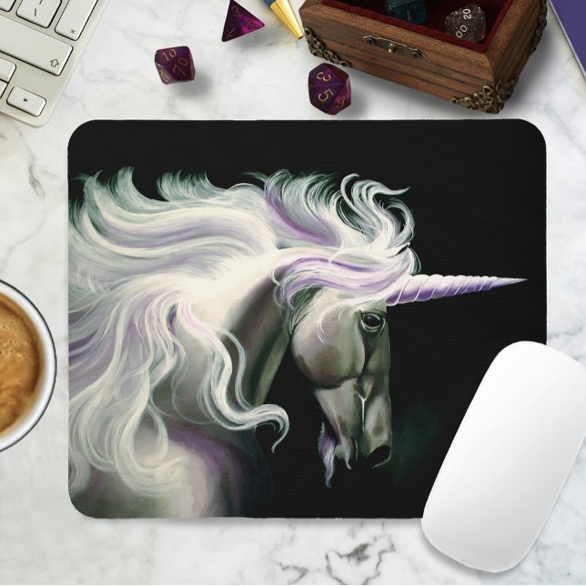 White Unicorn Lila Musmatta (Skapare uppladdad)