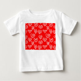 White Valentines Mazes T Shirt