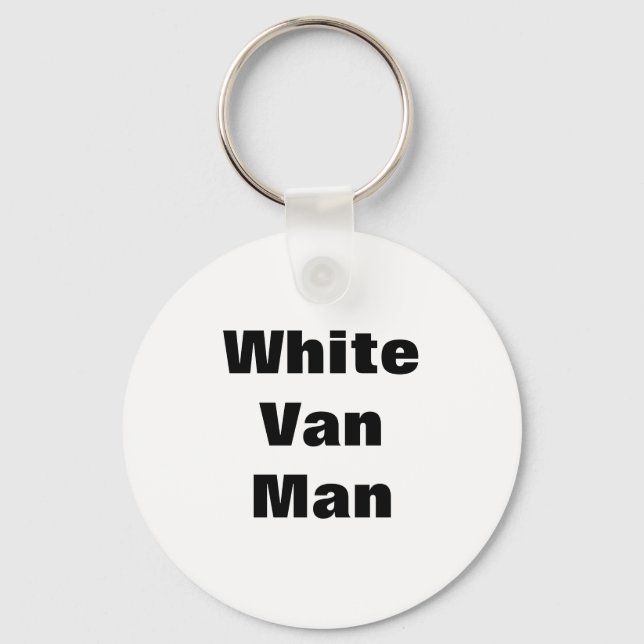 White Van Man Mugg Nyckelring (Framsida)