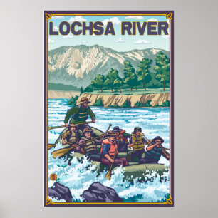 White Vatten Raiting - Lochsa River, Idaho Poster