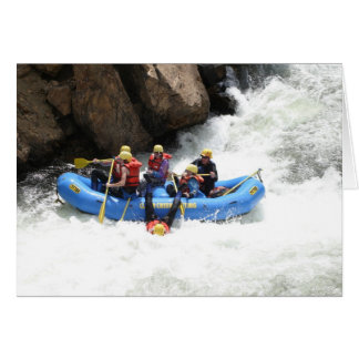 White Vatten Wipeout Hälsningskort