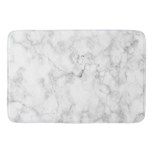 White Veins Marble Bath Mat Badrumsmatta (Framsidan)
