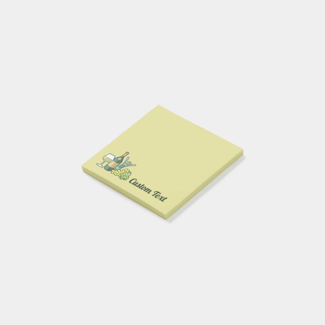 White Vin Post-it Notes Block (Vinklad)