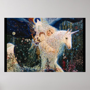 "White Vind" av Elizabeth Kyle Poster