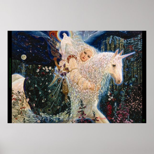 "White Vind" av Elizabeth Kyle Poster (Framsidan)