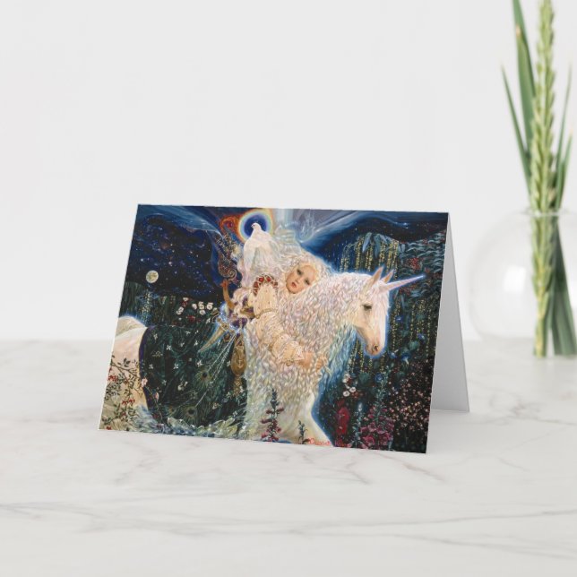 White Vind - Messenger of Kärlek av Elizabeth Kyle Kort (Framsida)