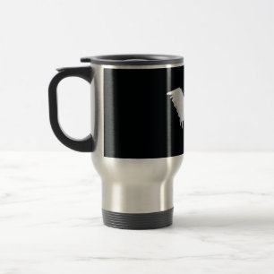 White Vingar Travel/Commuter Mugg