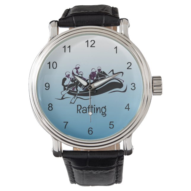 White Water Rafting Design  Armbandsur (Framsida)