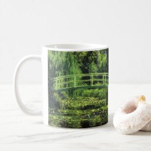 White Waterlilies av Claude Monet, Vintage Art Kaffemugg