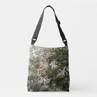 White Wildflower Botanical Tote Bag Axelväska