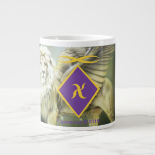 White Winged Lion Jumbo 20 oz mugg